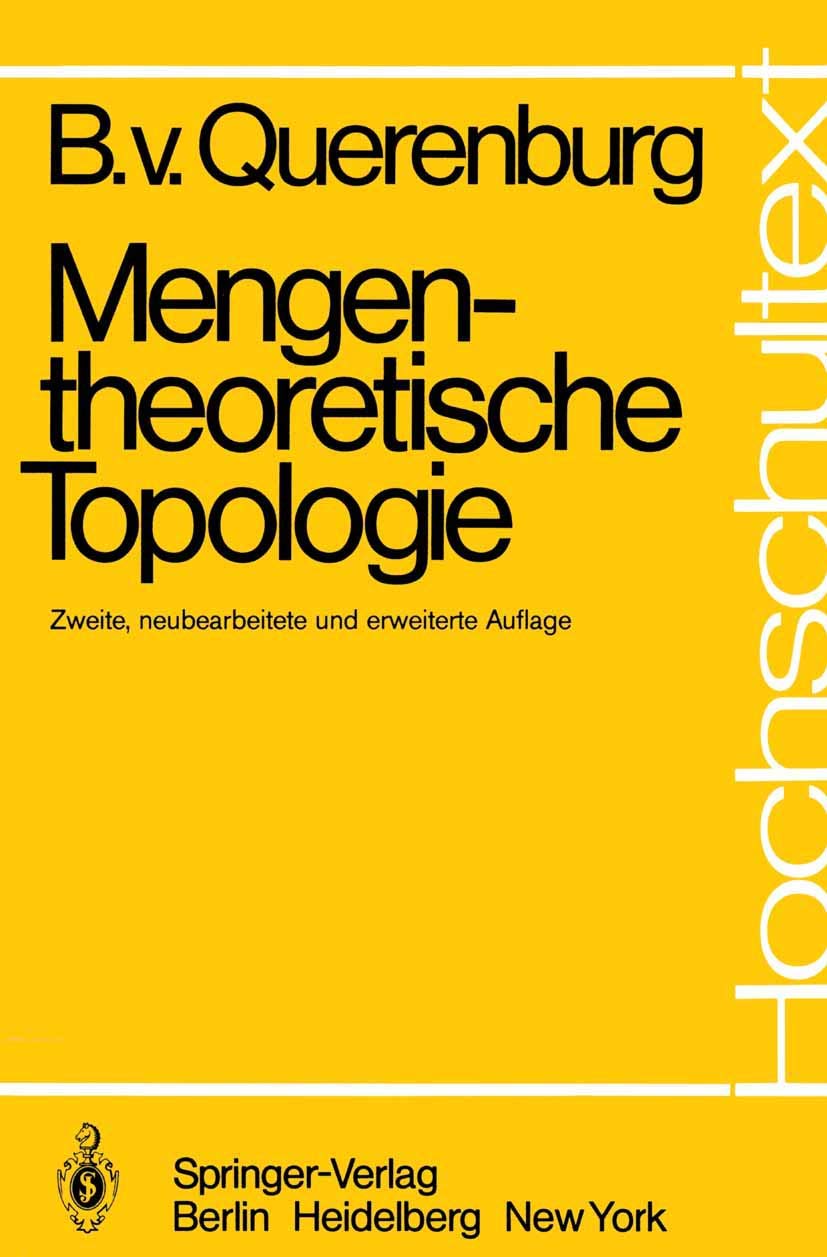 Mengentheoretische Topologie (Hochschultexte / Universitexts) Mathematics