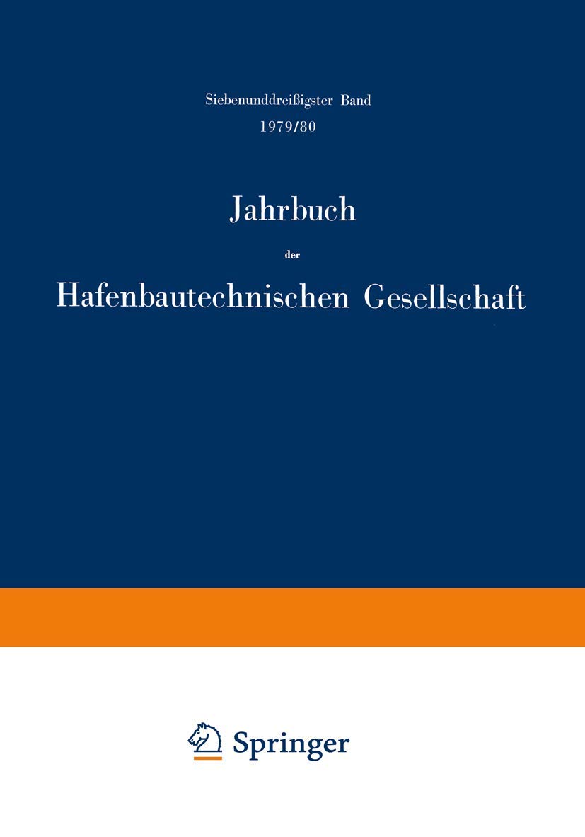 1979/80 (Jahrbuch der Hafenbautechnischen Gesellschaft, Band 37) Medicine