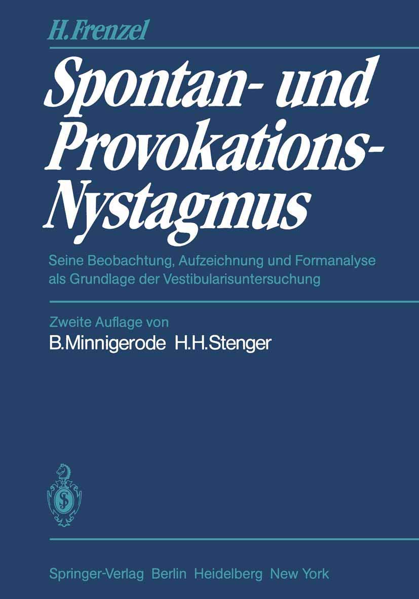 Spontan Und Provokations Nystagmus book