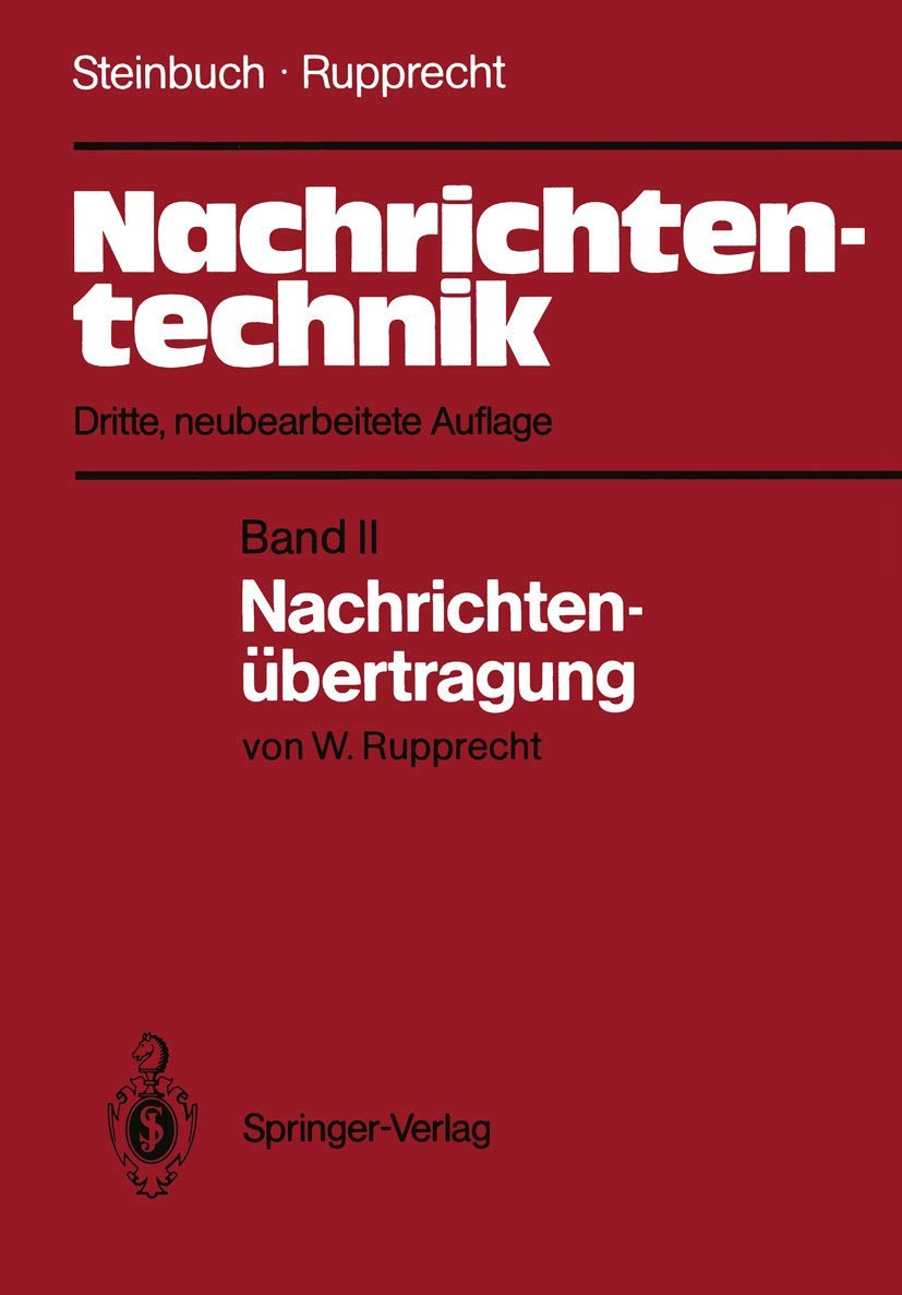 Nachrichtentechnik: Band II: Nachrichtenübertragung (German Edition) Computer Science
