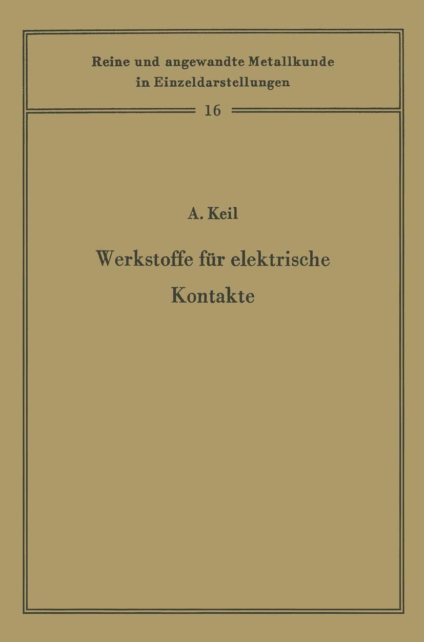 Werkstoffe für elektrische Kontakte Media & Communication
