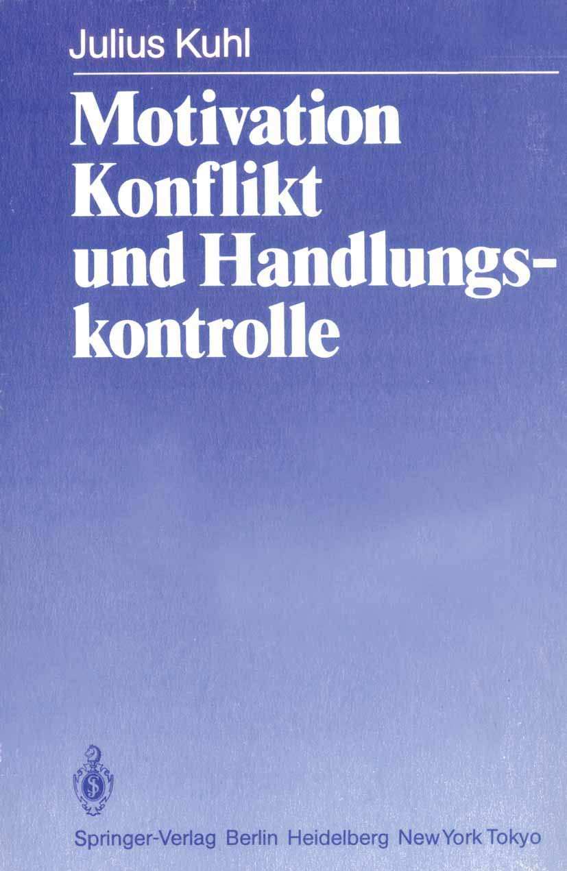 Motivation, Konflikt und Handlungskontrolle Lifestyle