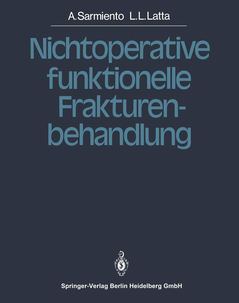 Nichtoperative Funktionelle Frakturenbe book