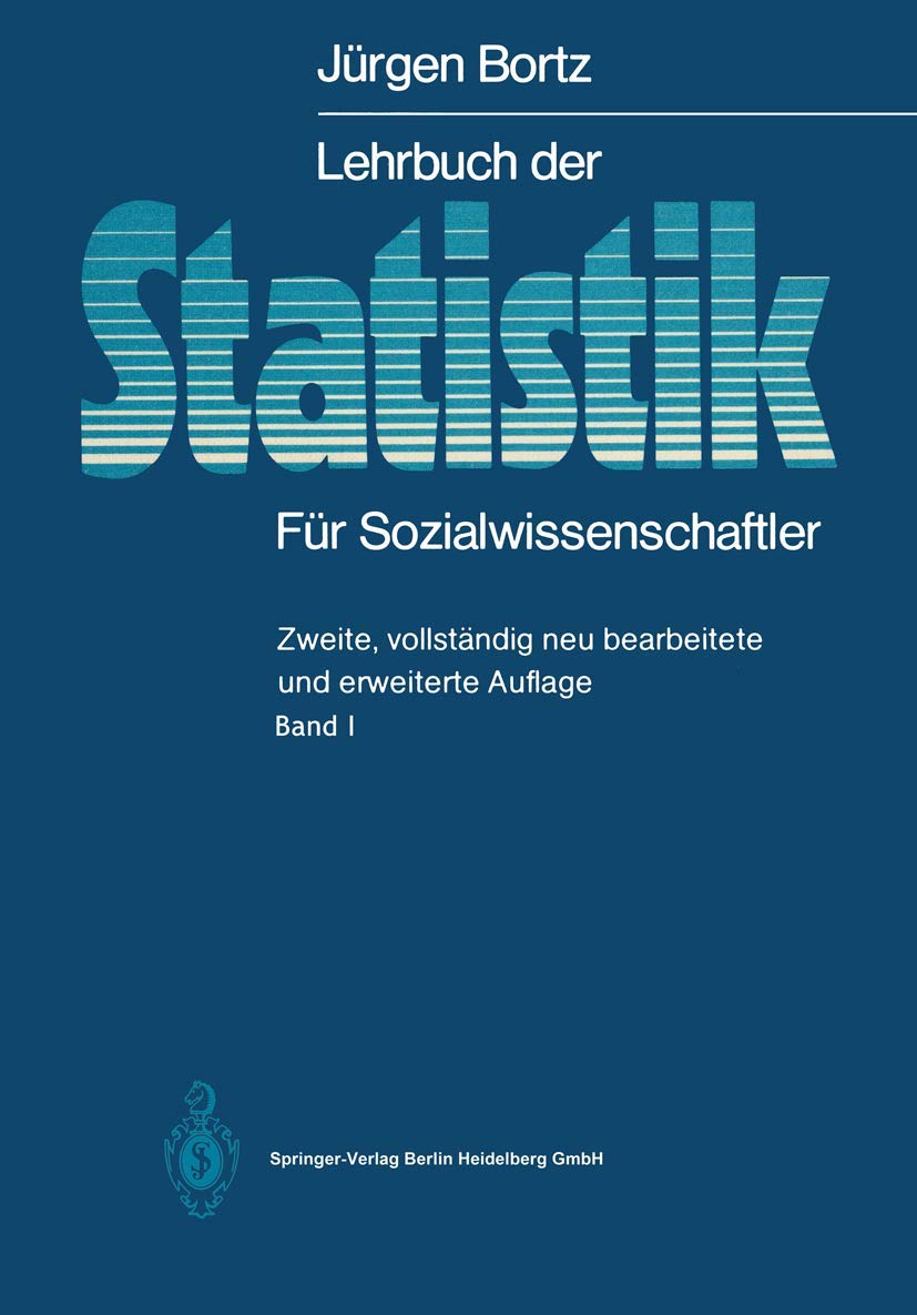 Lehrbuch der Statistik: Für Sozialwissenschaftler Medicine