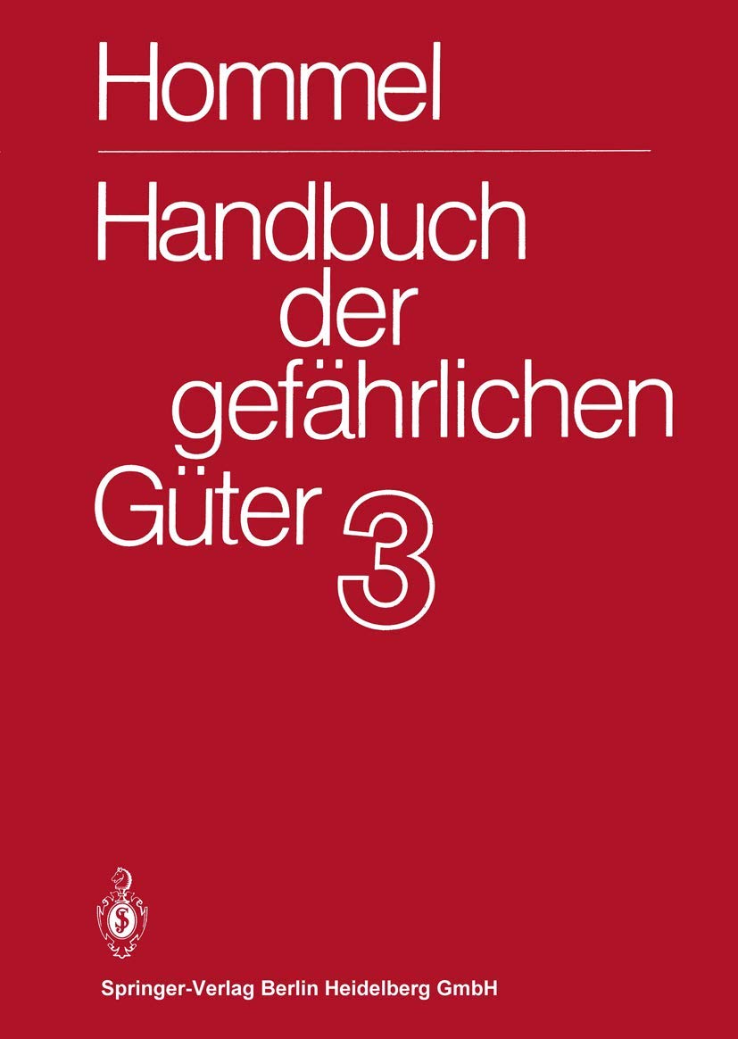 Gesamtwerk. Merkblätter 1-1007: Stand: Januar 1985 (Handbuch der gefährlichen Güter, 1-1007) Business & Technology