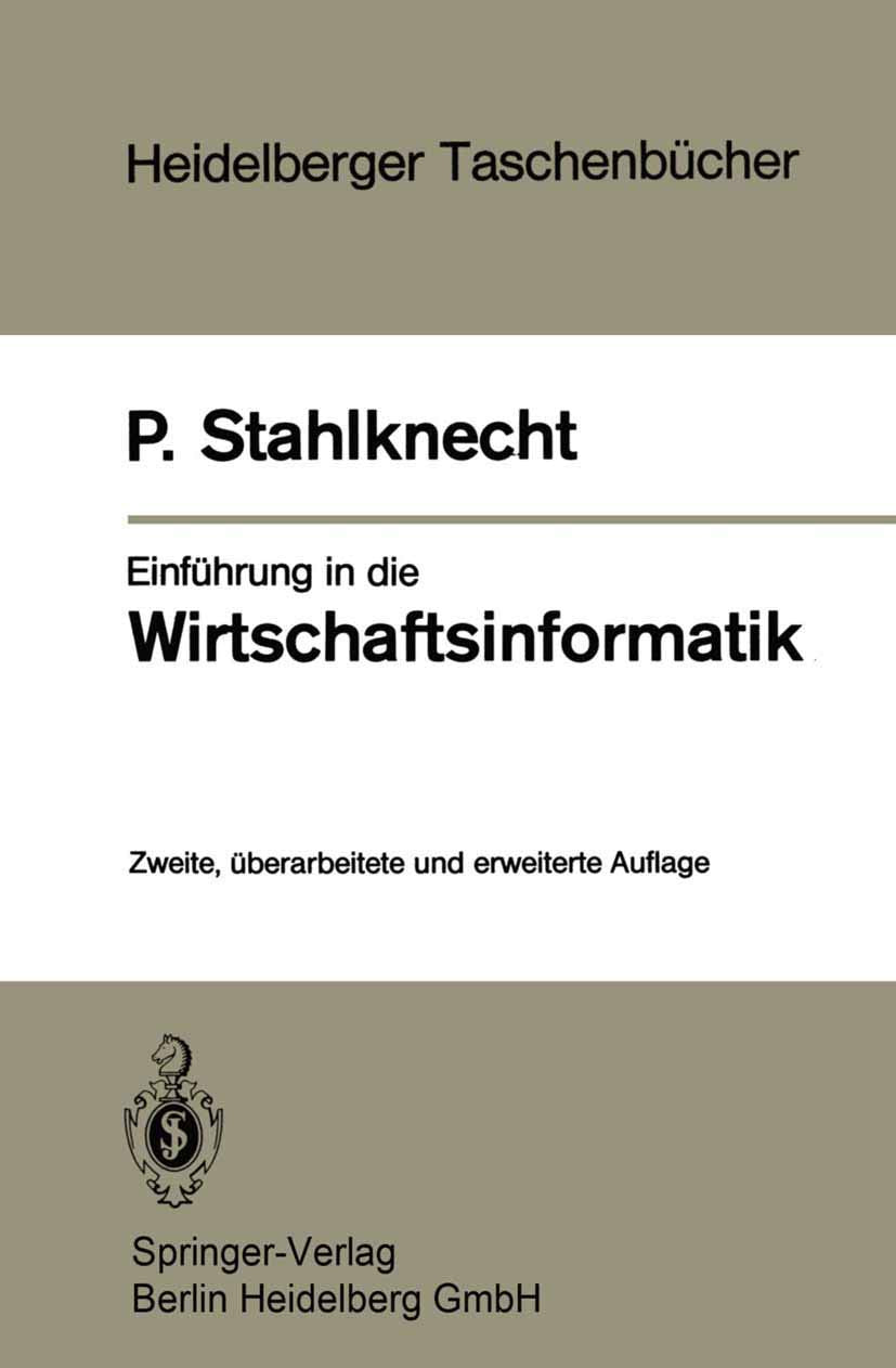 Einführung in die Wirtschaftsinformatik (Heidelberger Taschenbücher) Law