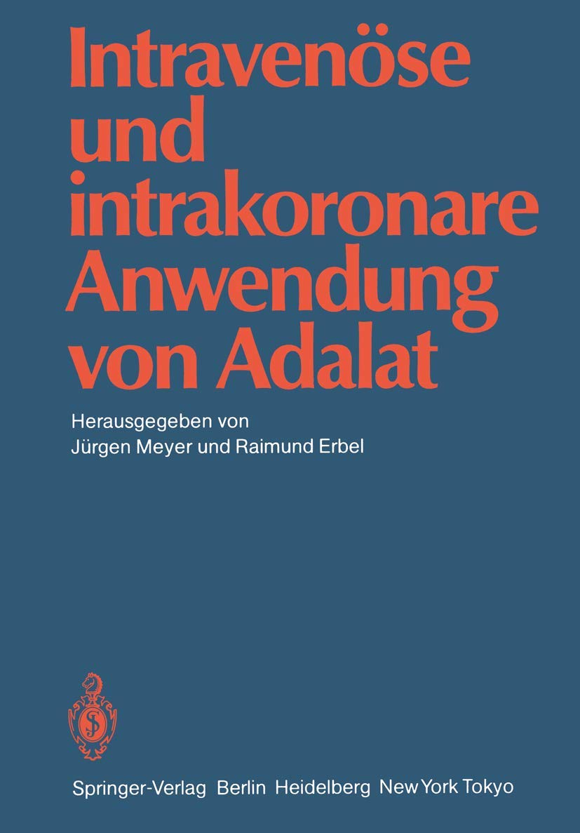 Intravenöse und intrakoronare Anwendung von Adalat Medicine