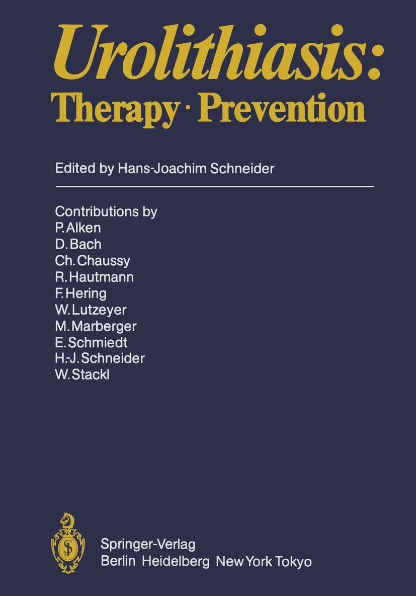 Urolithiasis: Therapy · Prevention (Handbook of Urology, 17/2) Medicine
