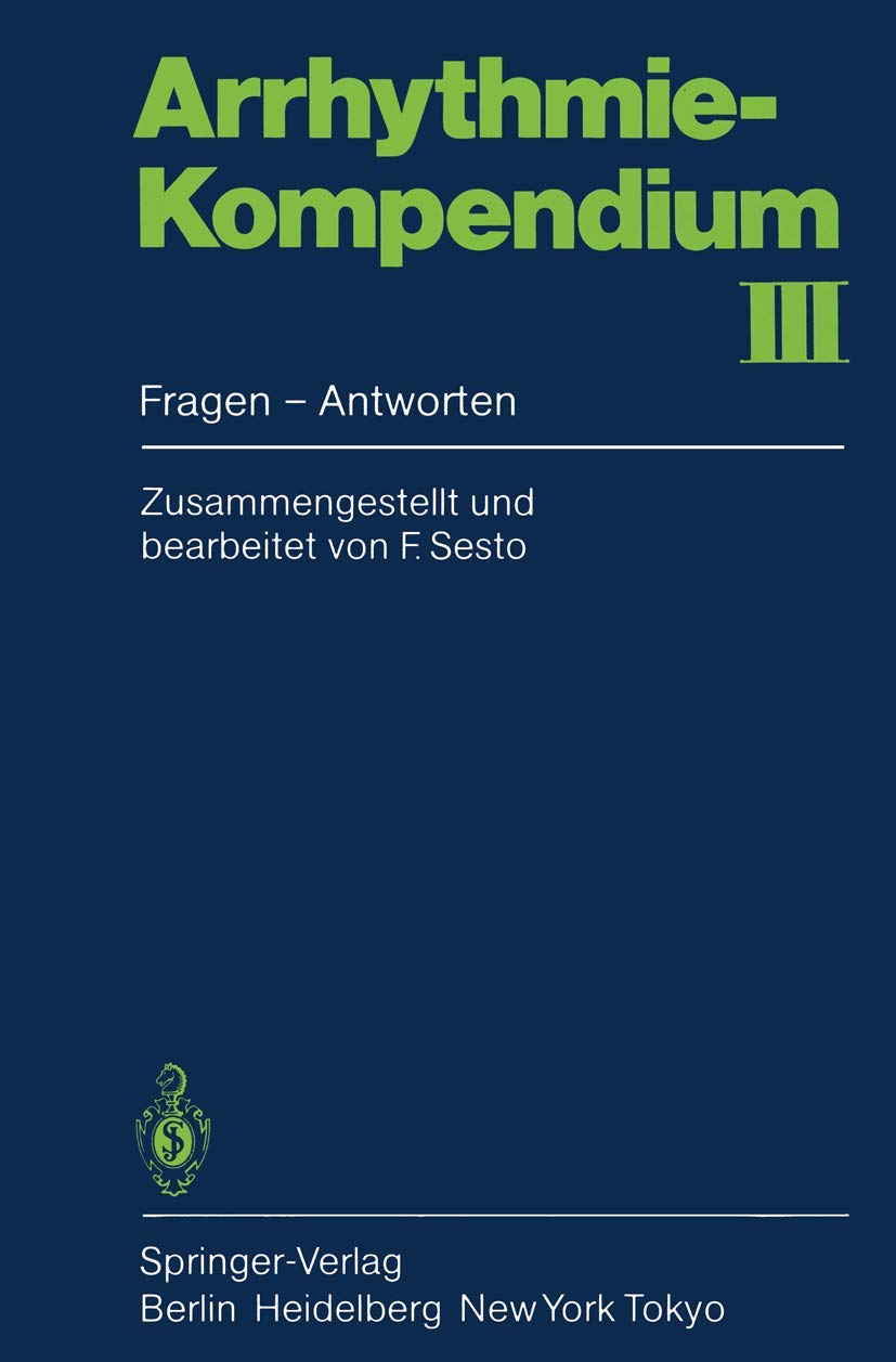 Arrhythmie-Kompendium III Medicine Books