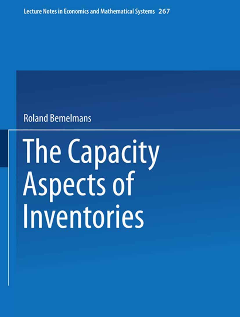 The Capacity Aspect of Inventories Law
