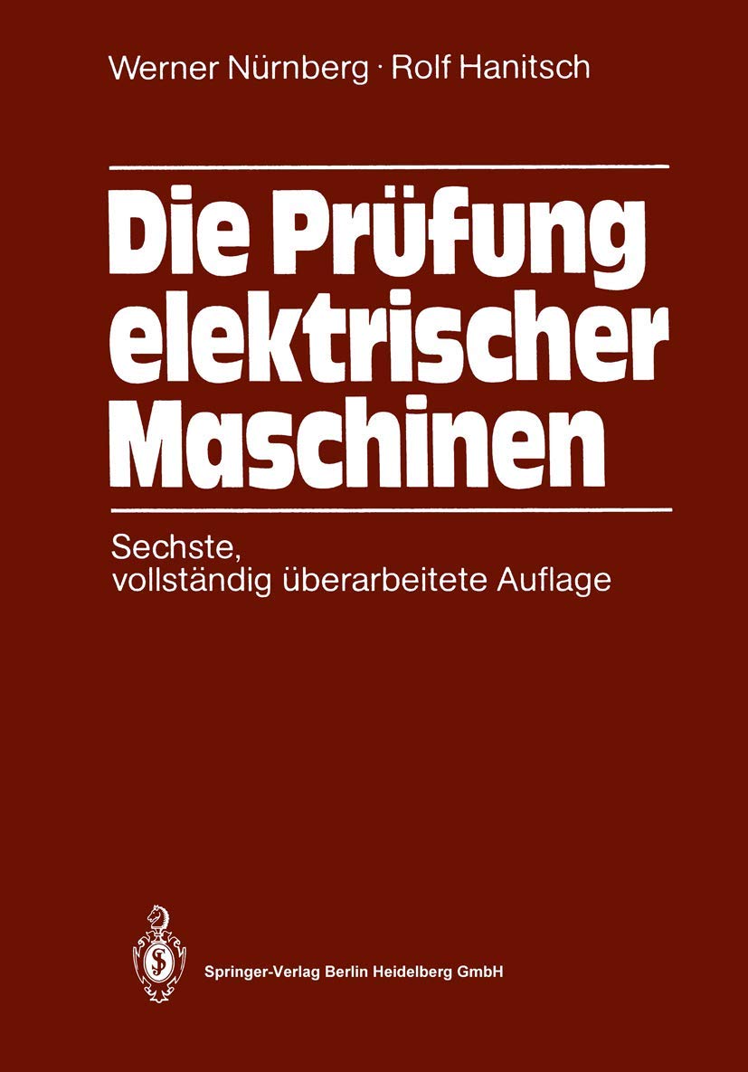 Die Prüfung elektrischer Maschinen Business & Technology