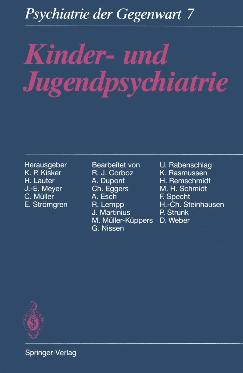 Kinder- und Jugendpsychiatrie Medicine