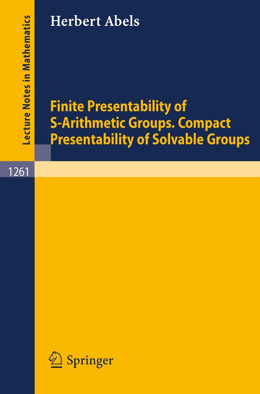 Product Image: Finite Presentability of S-Arithmetic Groups. Compact Presentability of Solvable Groups