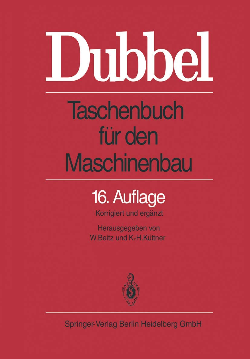 Product Image: Dubbel: Taschenbuch für den Maschinenbau