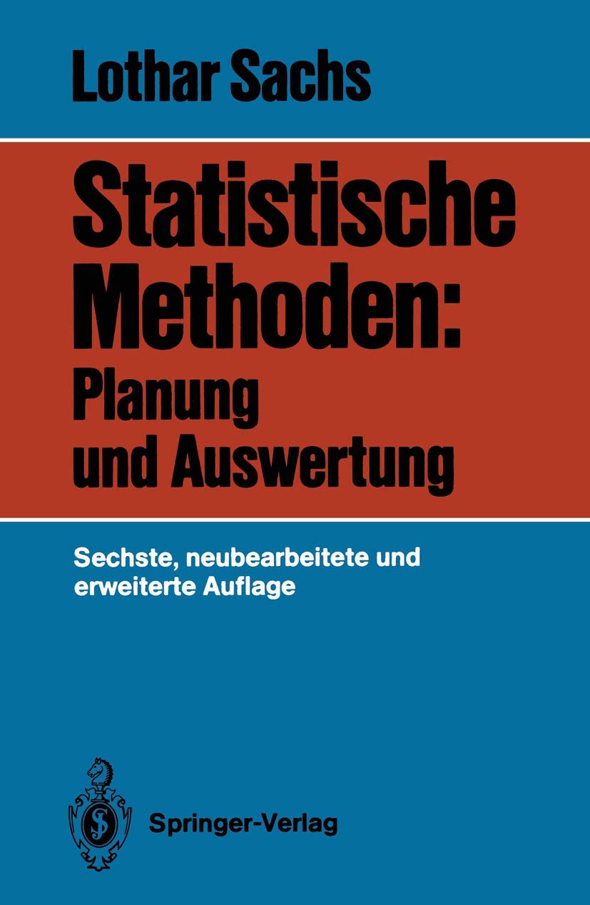 Statistische Methoden: Planung und Auswertung (German Edition) Computer Science