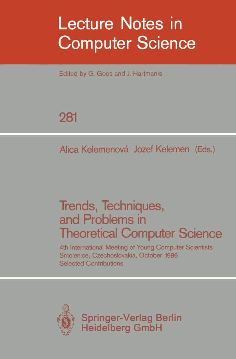 Trends, Techniques, and Problems in Theoretical Computer Science Medicine