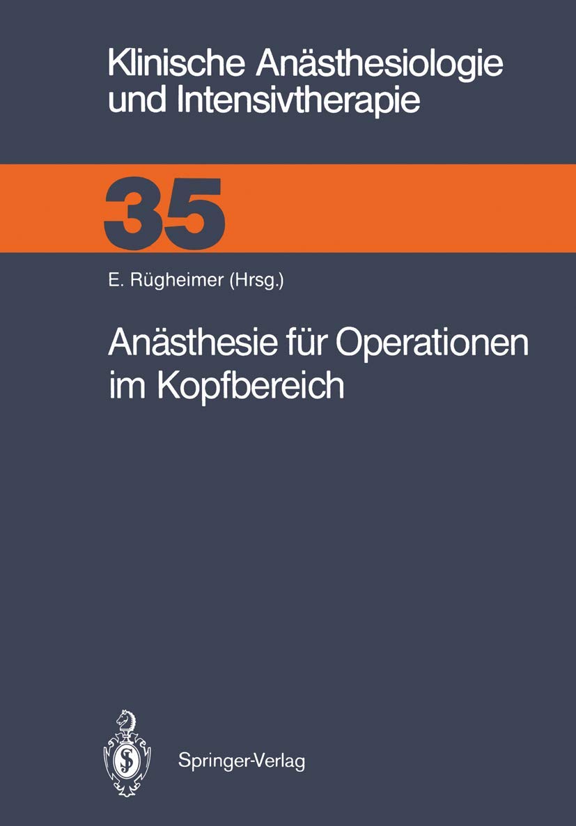 Anästhesie für Operationen im Kopfbereich Medicine