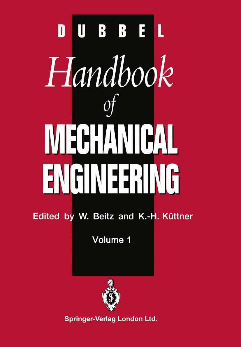 Product Image: DUBBEL - Handbook of Mechanical Engineering