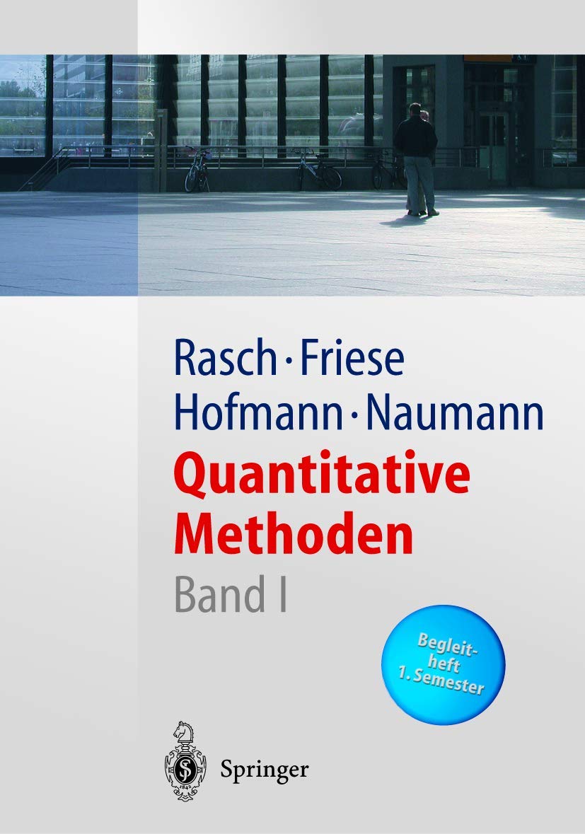 Quantitative Methoden, Bd. 1 Natural Sciences
