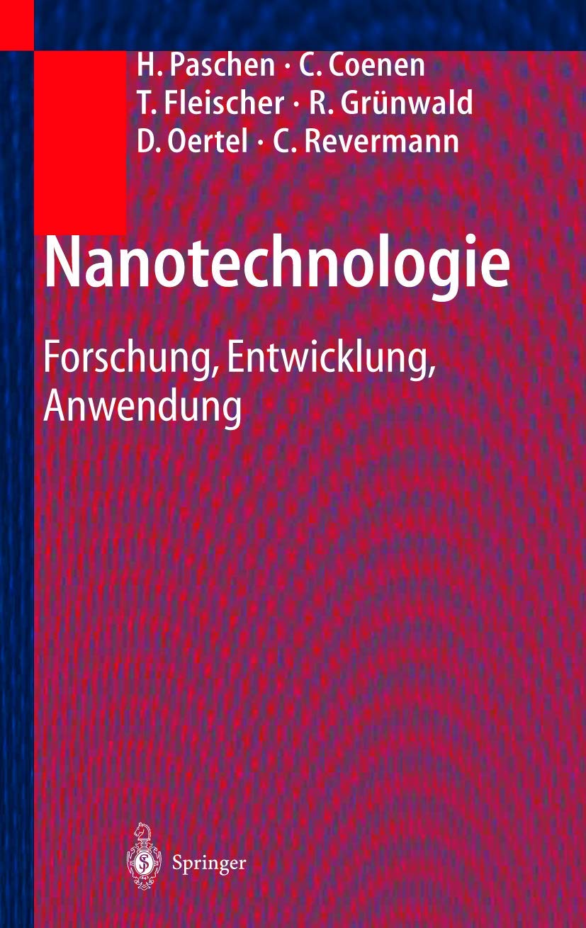 Nanotechnologie: Forschung, Entwicklung, Anwendung Law