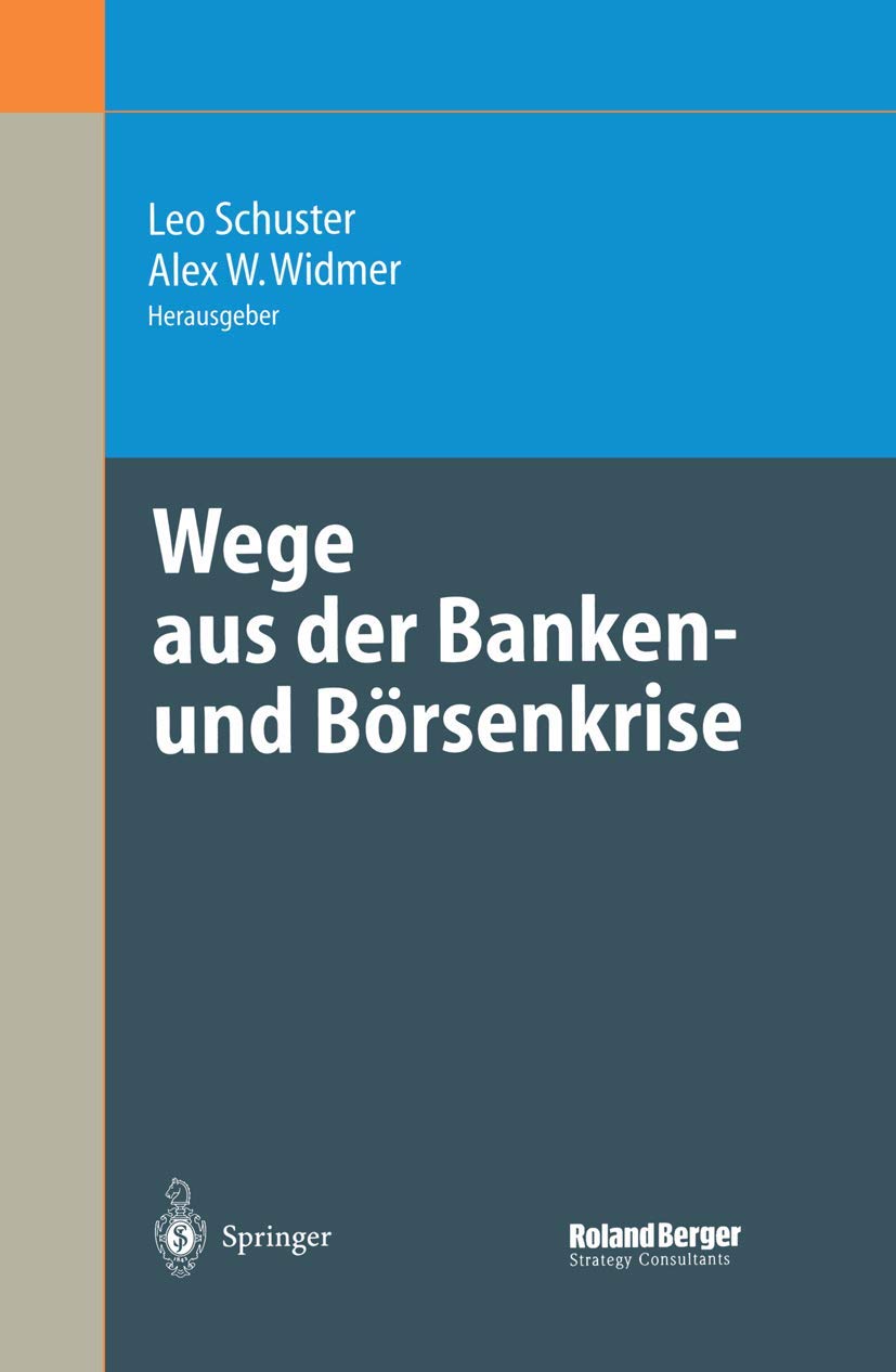 Wege aus der Banken- und Börsenkrise Law