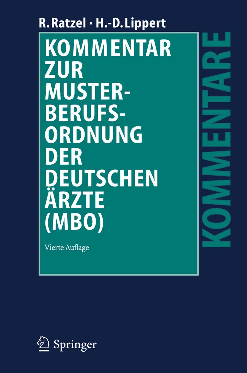 Kommentar zur Musterberufsordnung der deutschen Ärzte (MBO) Law