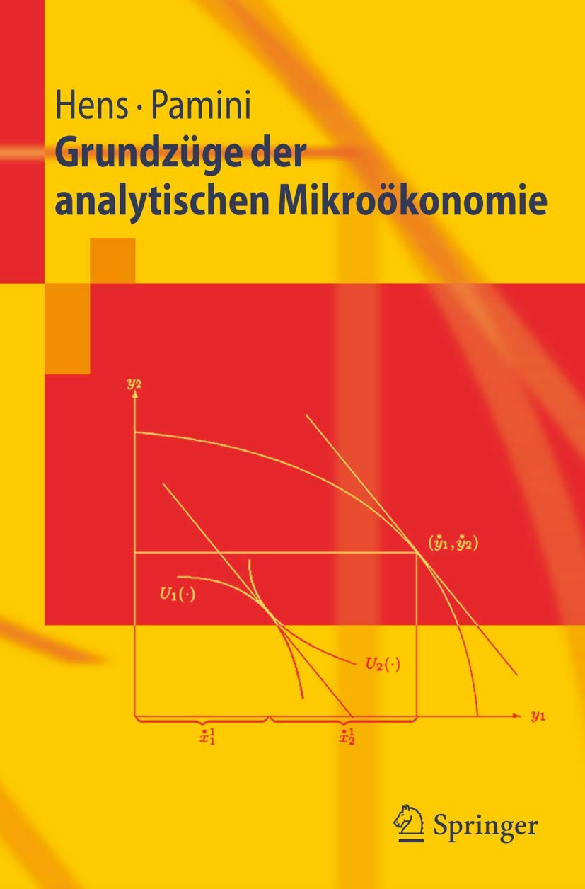 Grundzüge der analytischen Mikroökonomie (Springer-Lehrbuch) Law