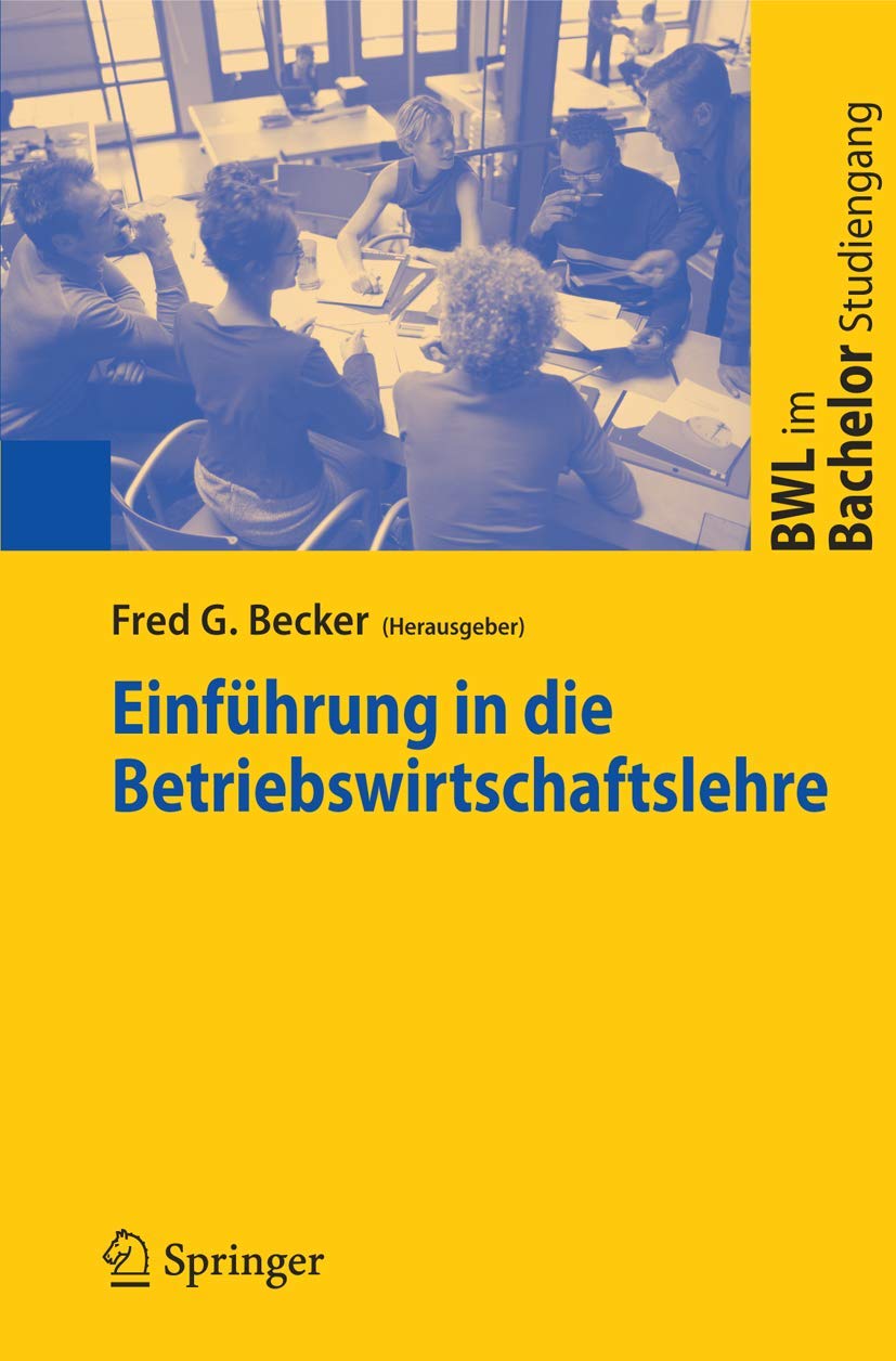 Einführung in die Betriebswirtschaftslehre (BWL im Bachelor-Studiengang) Law