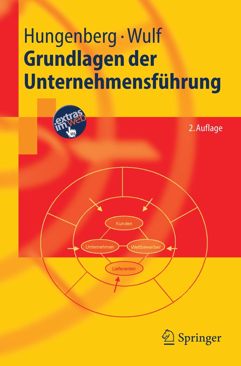 Grundlagen der Unternehmensführung (Springer-Lehrbuch) Law