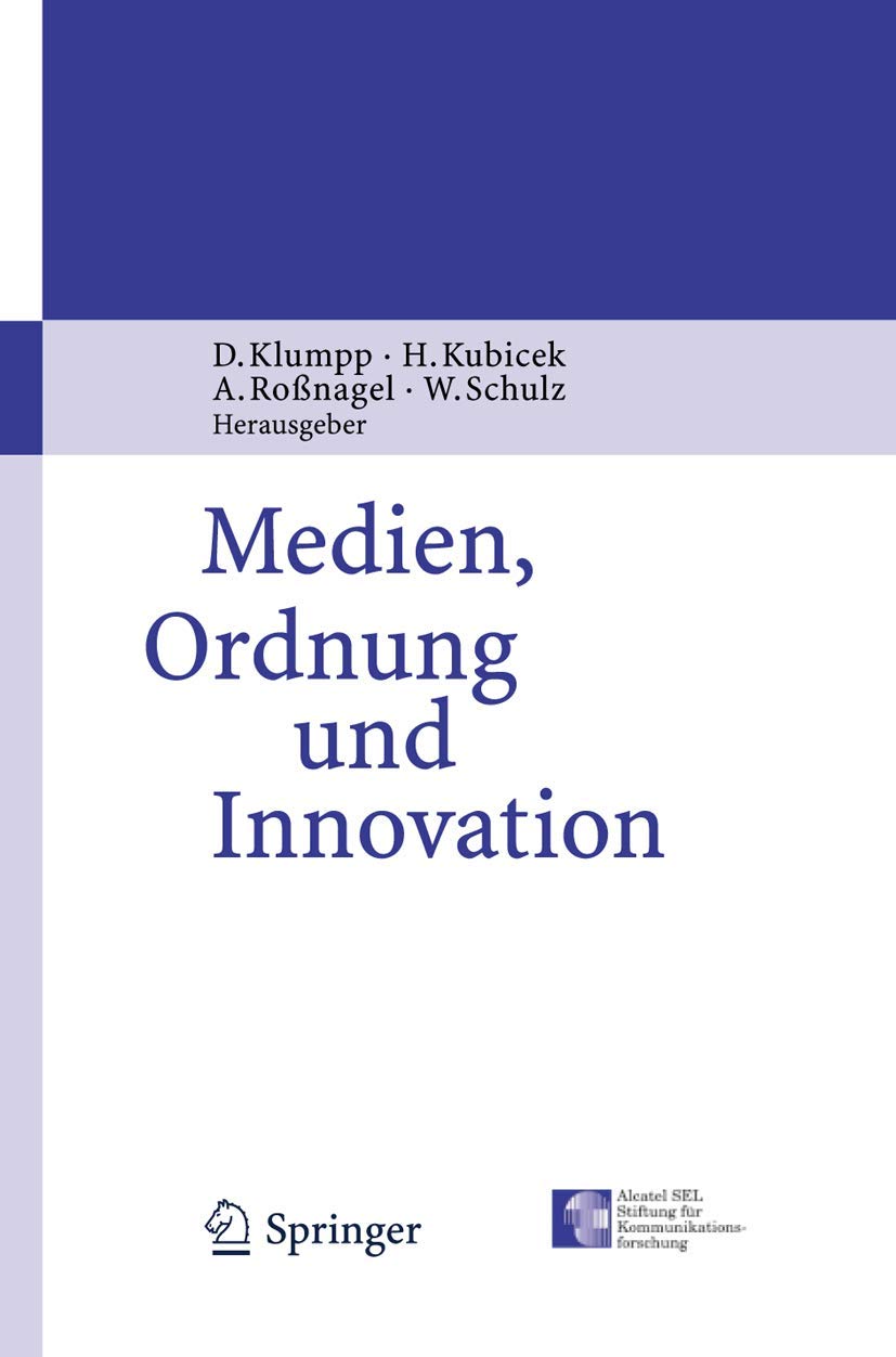 Medien, Ordnung und Innovation Law