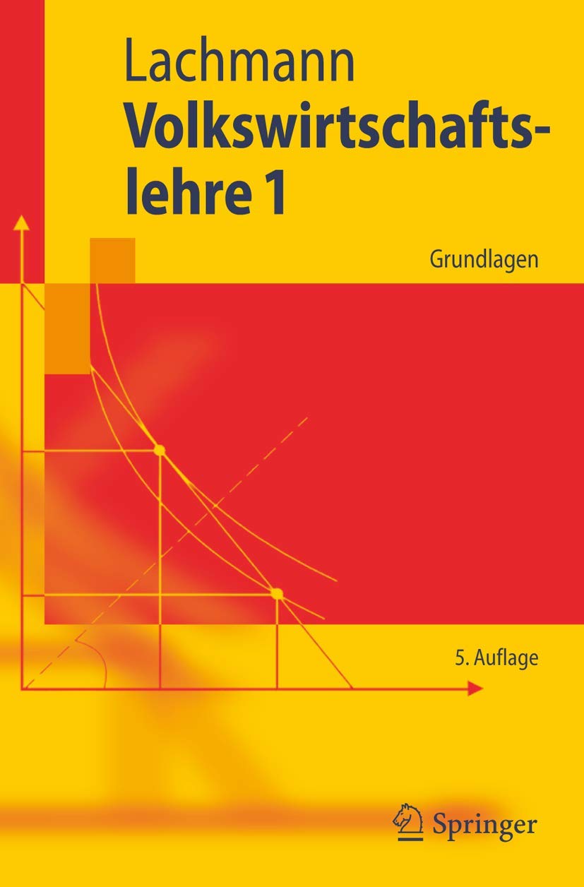 Volkswirtschaftslehre 1 Law Books