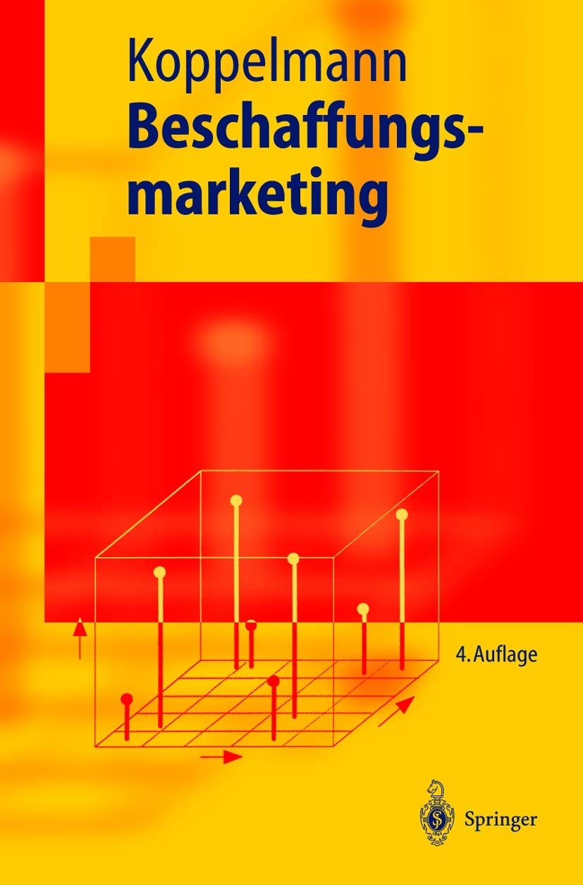 Beschaffungsmarketing (Springer-Lehrbuch) (German Edition) Law