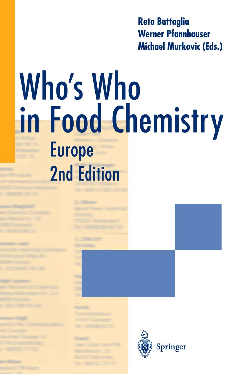 Who's Who in Food Chemistry Business, Finance & Career
