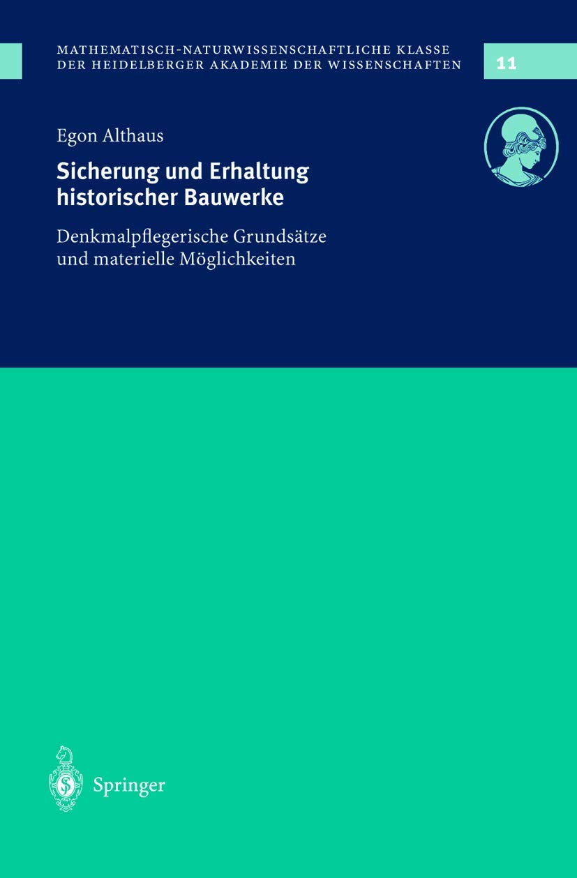 Sicherung und Erhaltung historischer Bauwerke Books