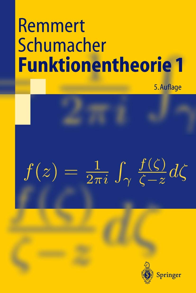 Funktionentheorie 1 Medicine
