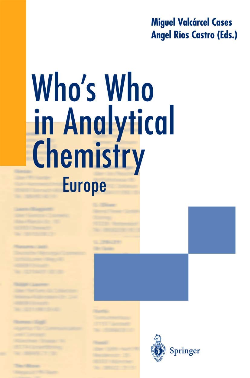 Product Image: Who’s Who in Analytical Chemistry