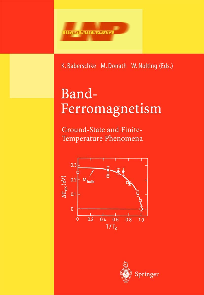 Band-Ferromagnetism: Ground-State and Finite-Treatment Phenomena book