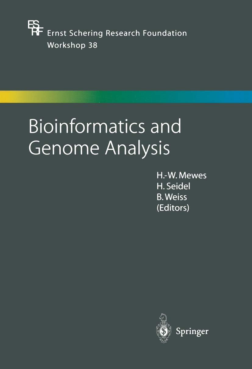 Bioinformatics and Genome Analysis (Ernst Schering Foundation Symposium Proceedings, Band 38) Medicine