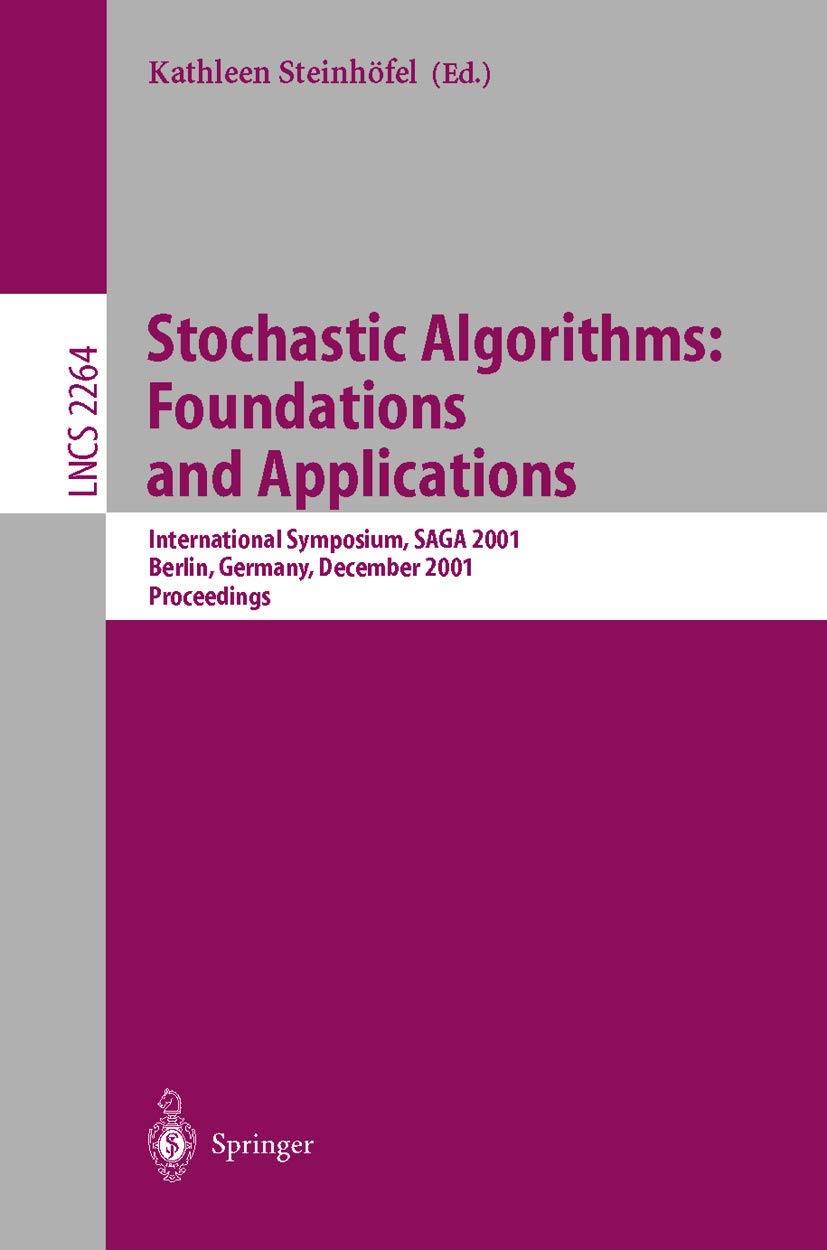 Stochastic Algorithms: Foundations and Applications Computer Science