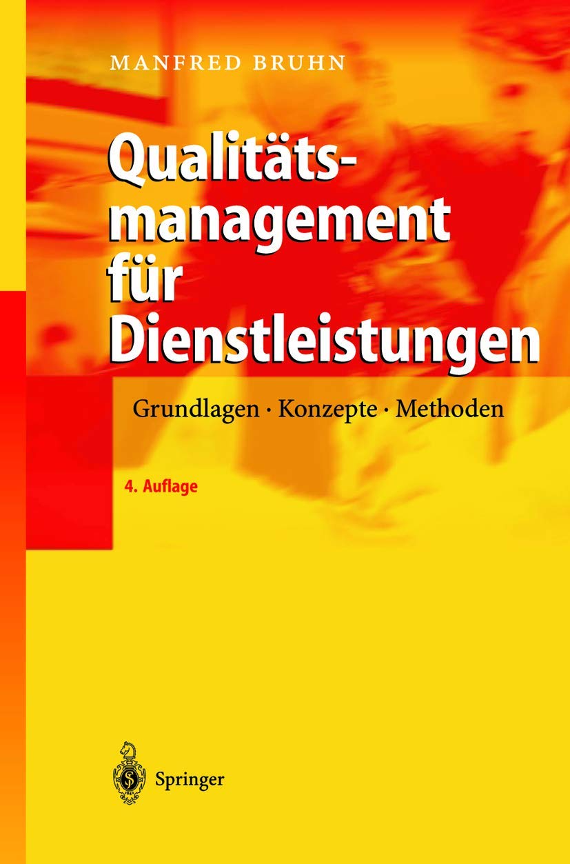 Qualitätsmanagement für Dienstleistungen: Grundlagen, Konzepte, Methoden Law