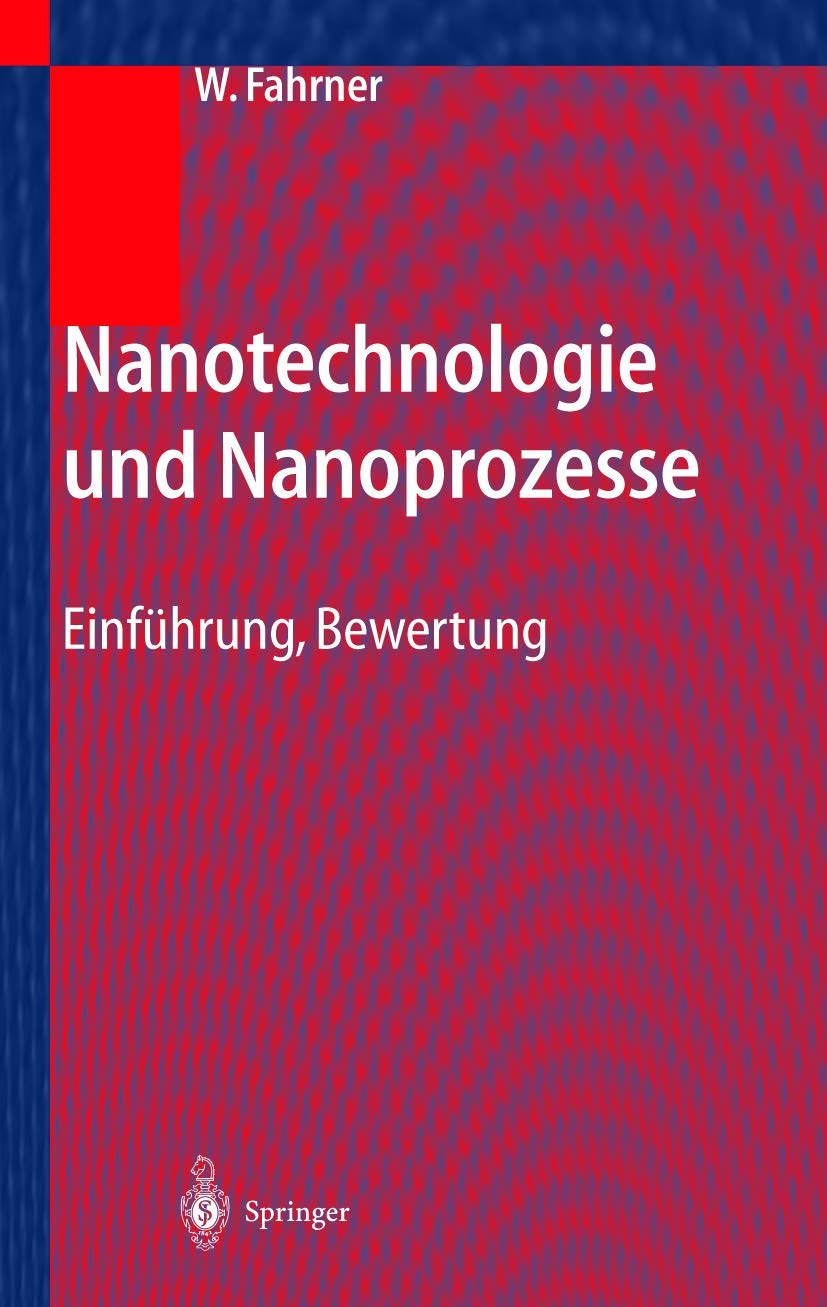 Nanotechnologie und Nanoprozesse book