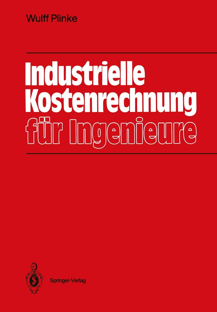 Industrielle Kostenrechnung für Ingenieure Law