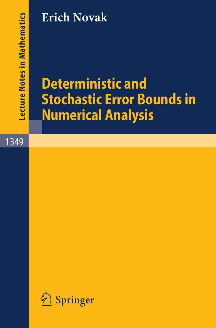 Product Image: Deterministic and Stochastic Error Bounds in Numerical Analysis
