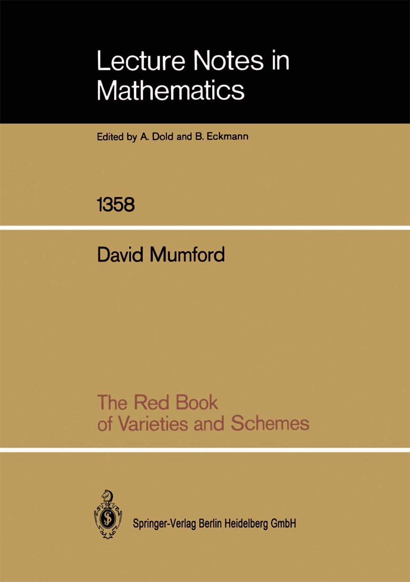 The Red Book of Varieties and Schemes book