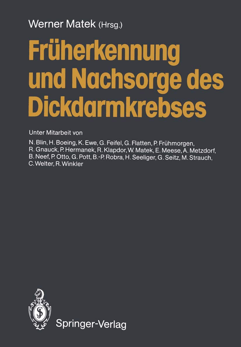 Früherkennung und Nachsorge des Dickdarmkrebses Medicine