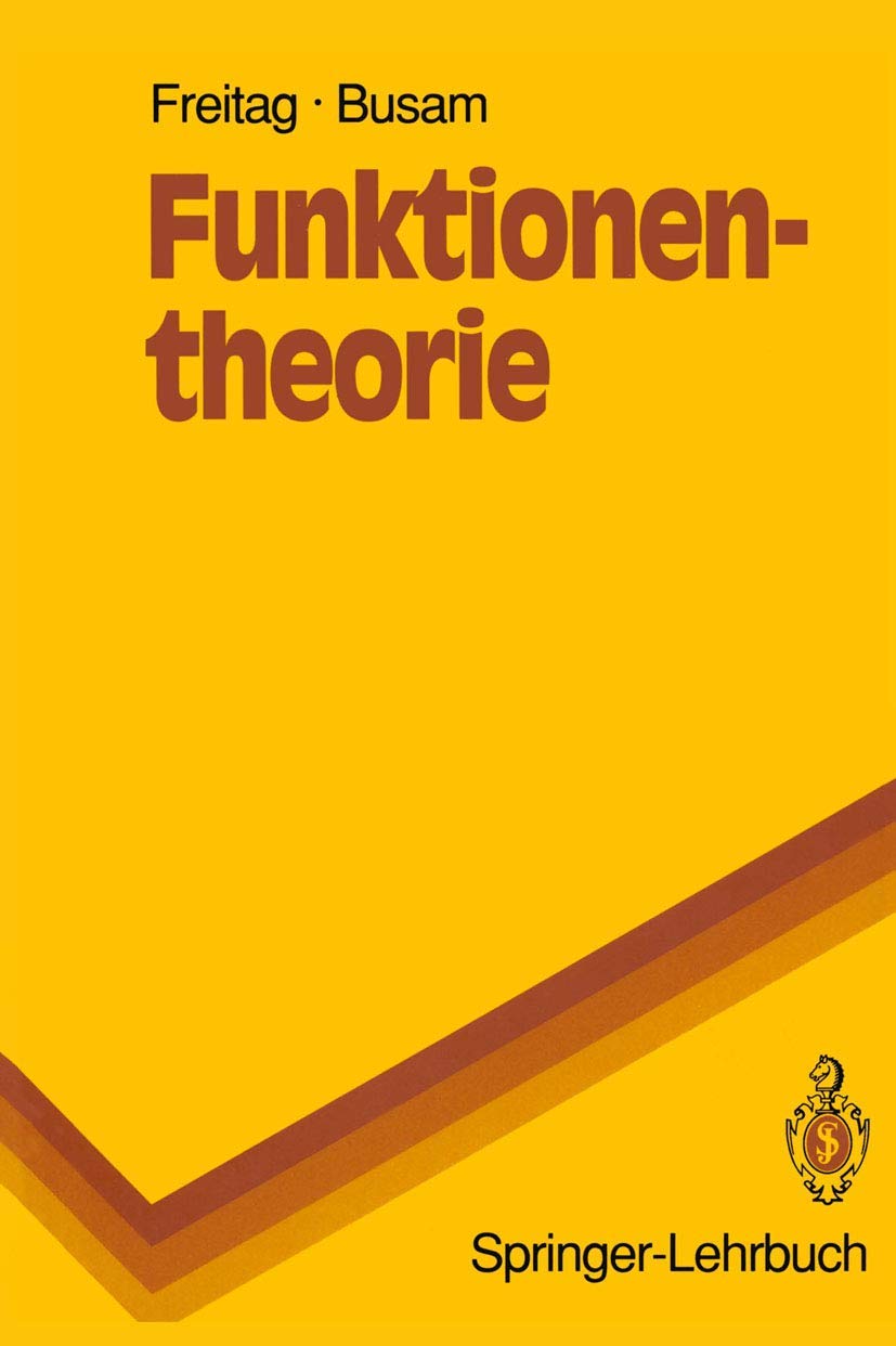 Funktionentheorie (Springer-Lehrbuch) Mathematics
