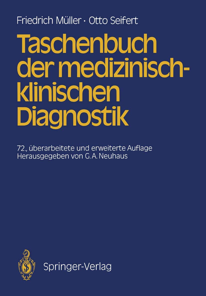 Taschenbuch der medizinisch-klinischen Diagnostik Medicine