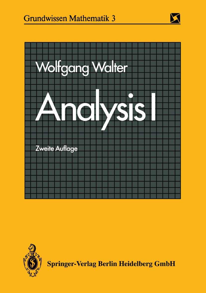 Analysis I (Grundwissen Mathematik) Mathematics