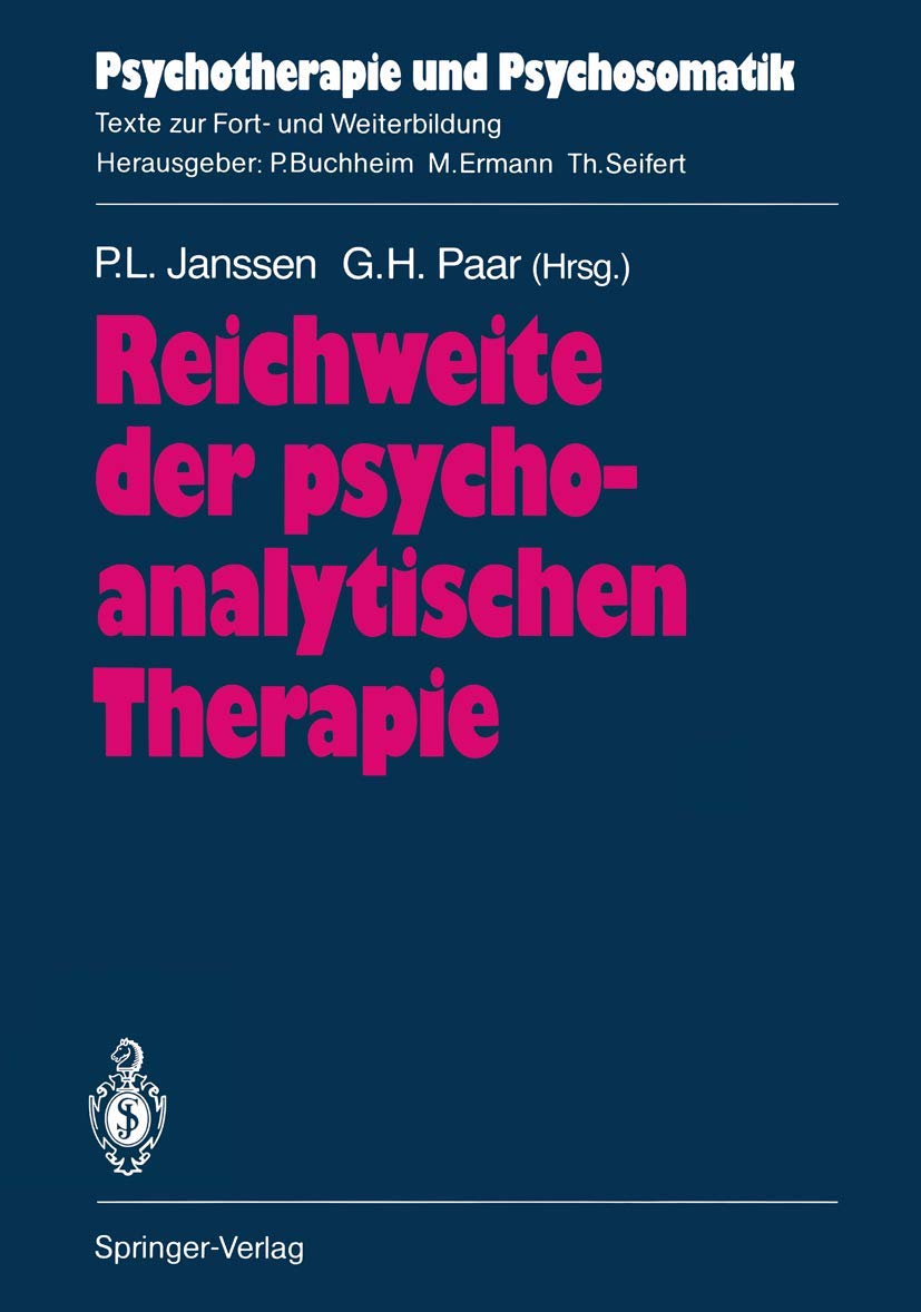Reichweite der psychoanalytischen Therapie Medicine