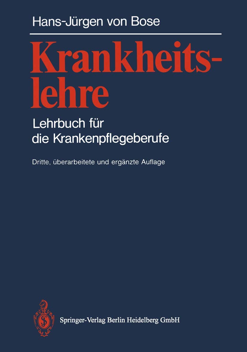 Krankheitslehre: Lehrbuch für die Krankenpflegeberufe Medicine